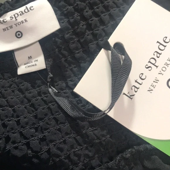 🆕Kate Spade X Target Ruffled Tiered Sleeveless Midi Dress Black Sz M | NWT - Picture 9 of 9